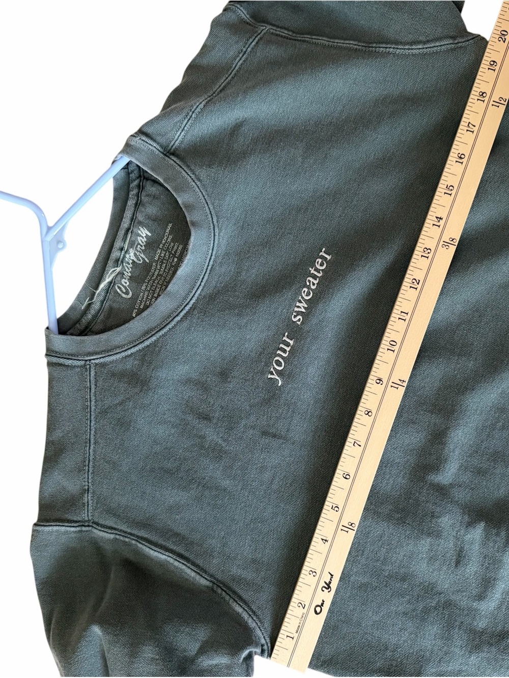 Conan Gray "Your Sweater" Crewneck Sweatshirt - Green - Picture 3 of 3